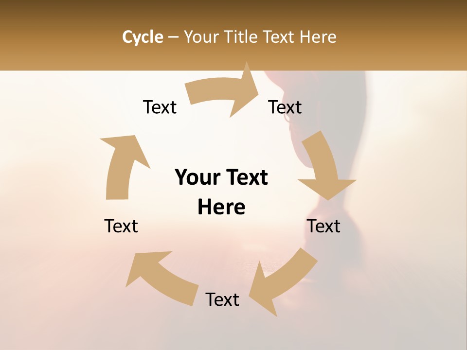 Running Into The Dawn. Series 3 PowerPoint Template