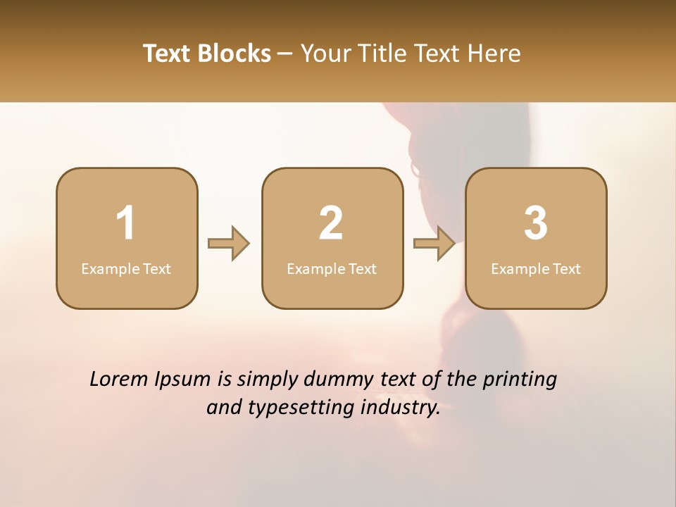 Running Into The Dawn. Series 3 PowerPoint Template