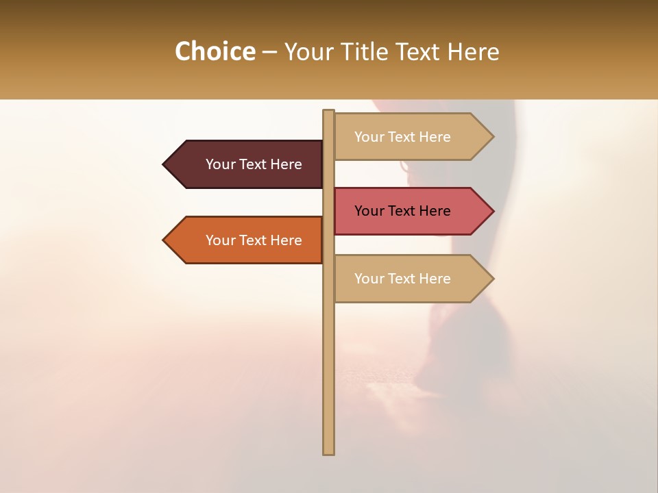 Running Into The Dawn. Series 3 PowerPoint Template