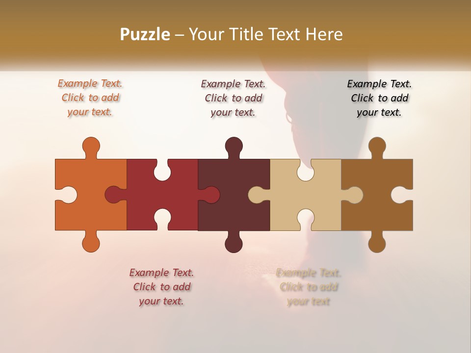 Running Into The Dawn. Series 2 PowerPoint Template