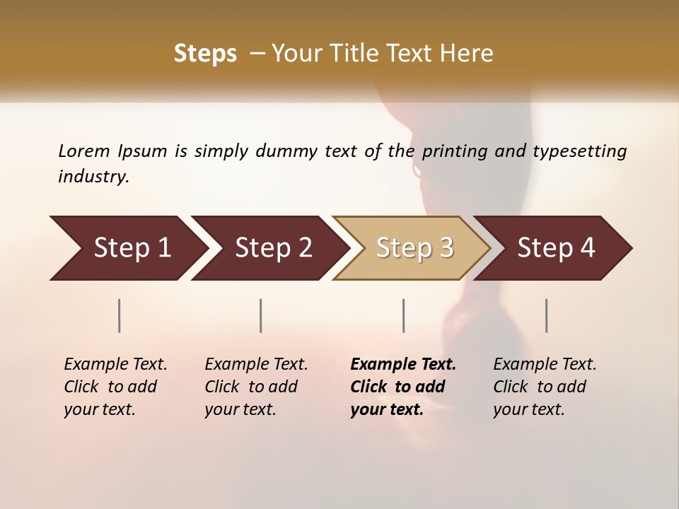 Running Into The Dawn. Series 2 PowerPoint Template
