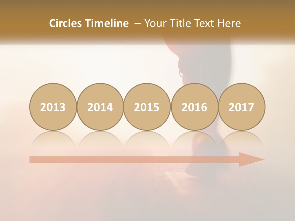 Running Into The Dawn. Series 2 PowerPoint Template