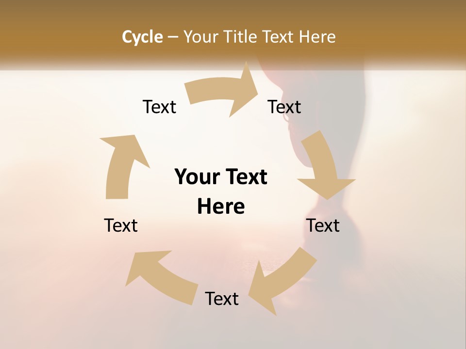 Running Into The Dawn. Series 2 PowerPoint Template