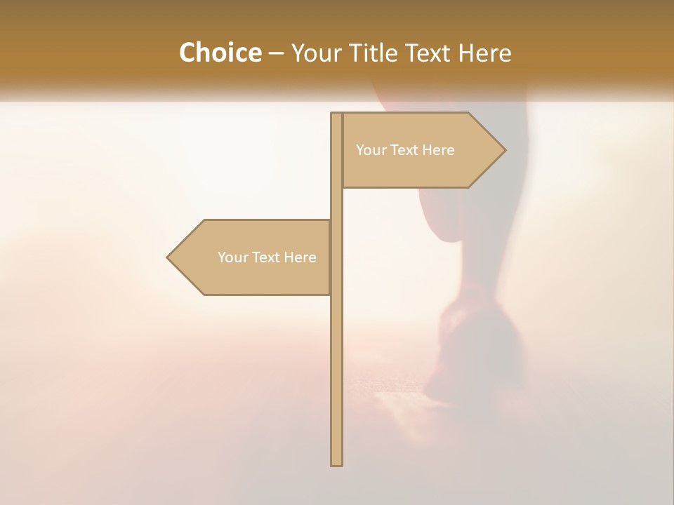 Running Into The Dawn. Series 2 PowerPoint Template