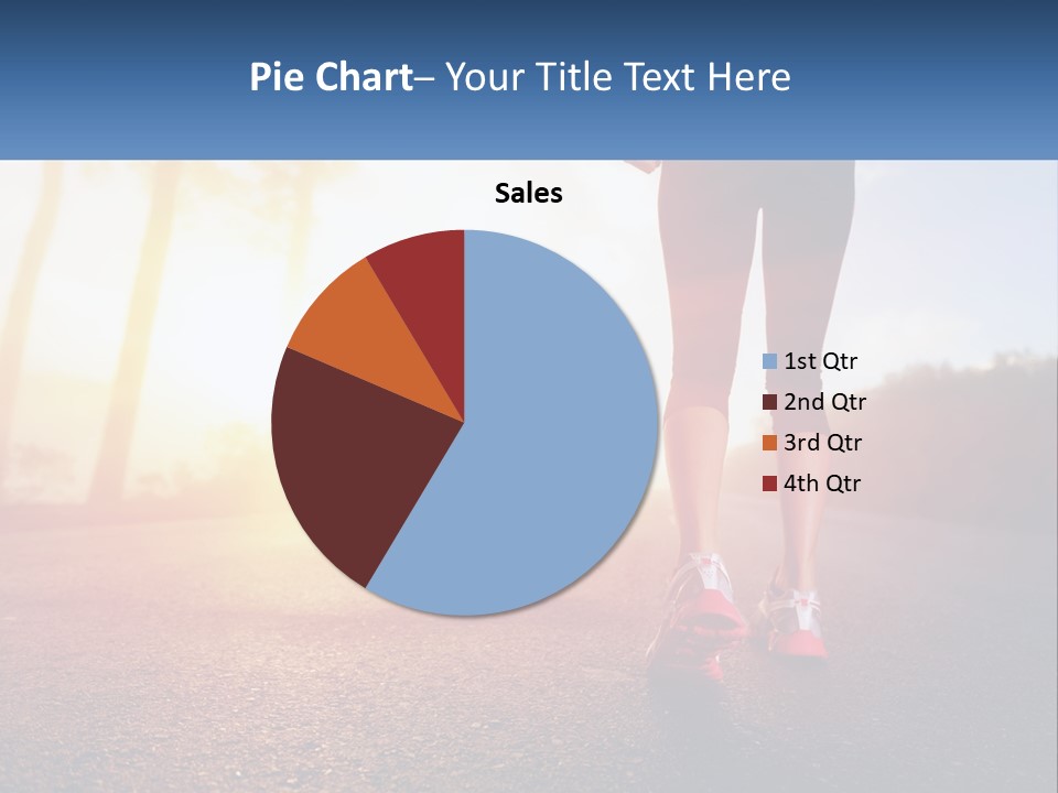 Running Into The Dawn PowerPoint Template