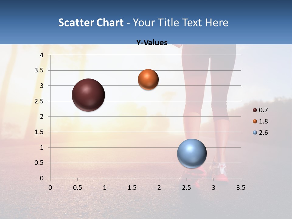 Running Into The Dawn PowerPoint Template