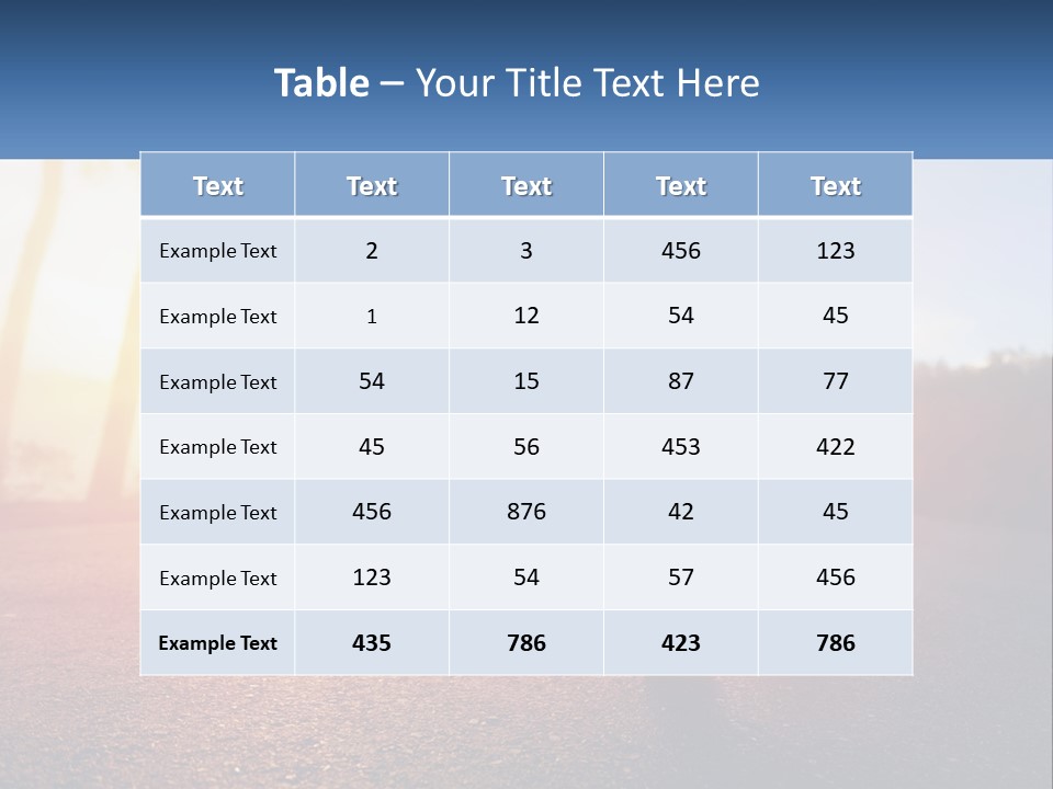 Running Into The Dawn PowerPoint Template