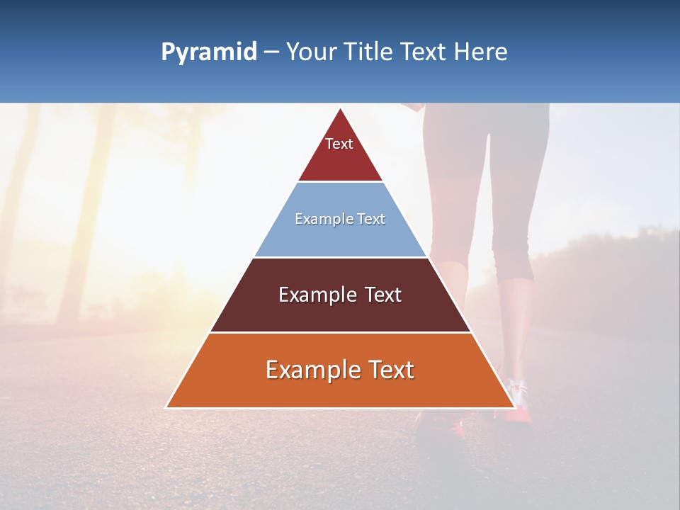Running Into The Dawn PowerPoint Template