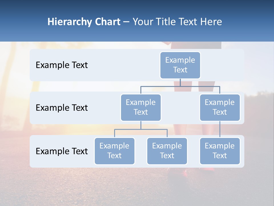 Running Into The Dawn PowerPoint Template