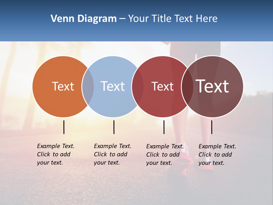 Running Into The Dawn PowerPoint Template