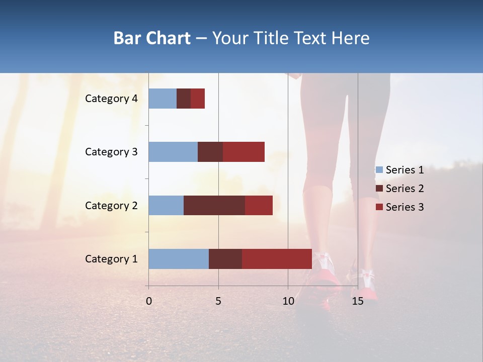 Running Into The Dawn PowerPoint Template