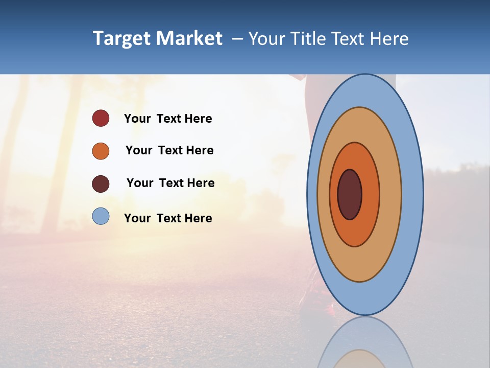 Running Into The Dawn PowerPoint Template