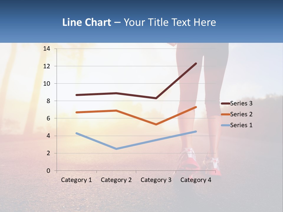 Running Into The Dawn PowerPoint Template