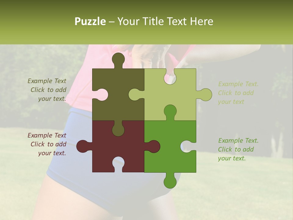 Outdoor Aerobics PowerPoint Template