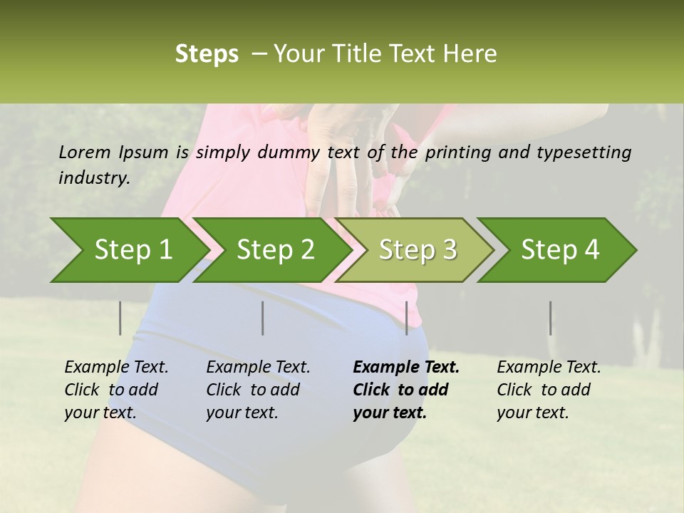 Outdoor Aerobics PowerPoint Template