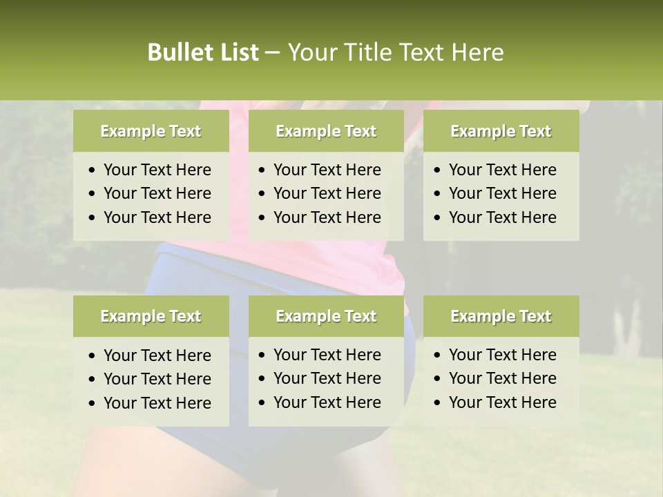 Outdoor Aerobics PowerPoint Template