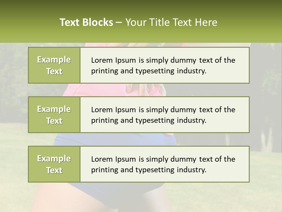 Outdoor Aerobics PowerPoint Template