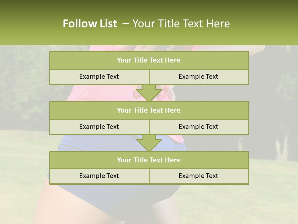 Outdoor Aerobics PowerPoint Template