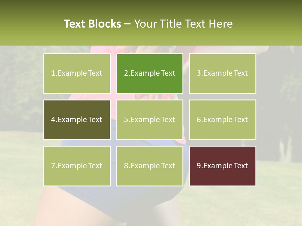 Outdoor Aerobics PowerPoint Template