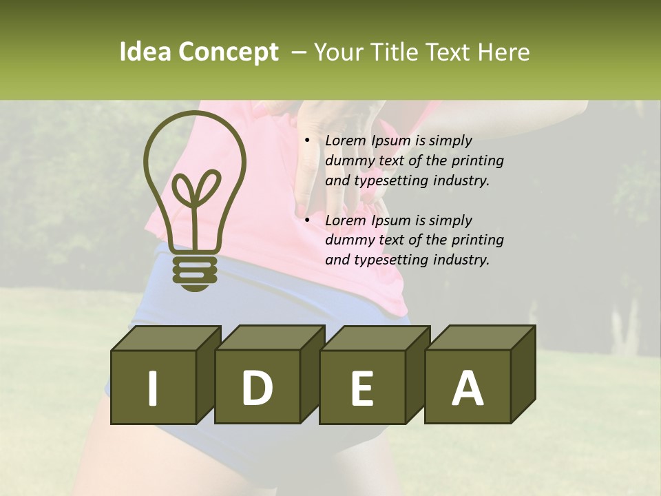 Outdoor Aerobics PowerPoint Template