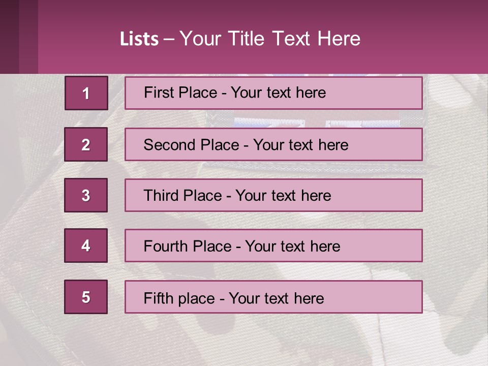 British Army PowerPoint Template