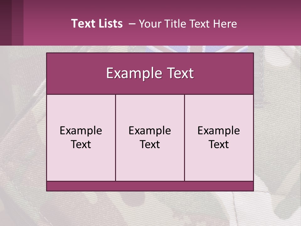 British Army PowerPoint Template