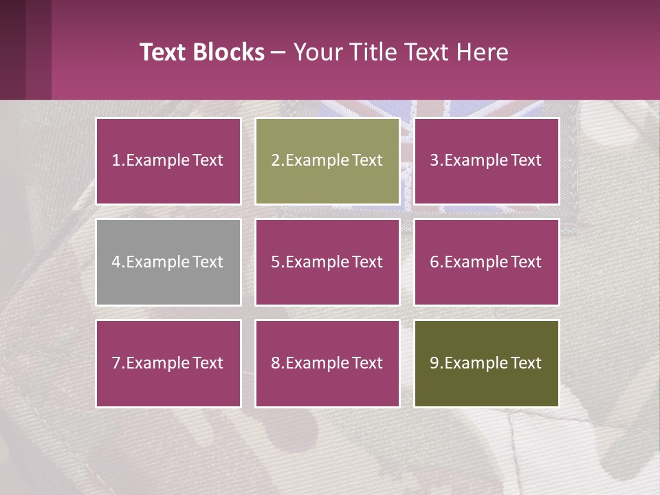 British Army PowerPoint Template