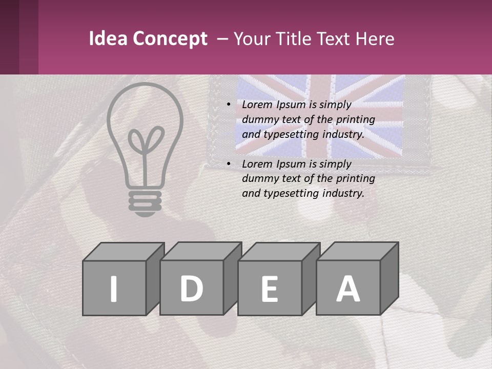 British Army PowerPoint Template