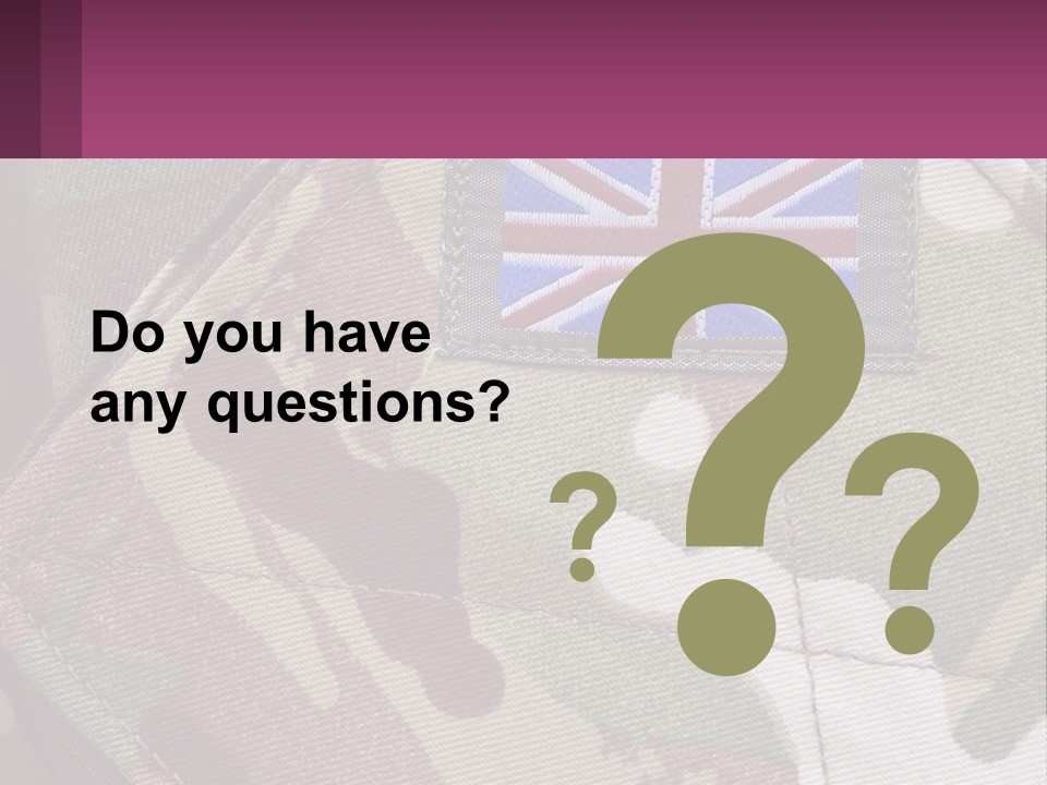 British Army PowerPoint Template