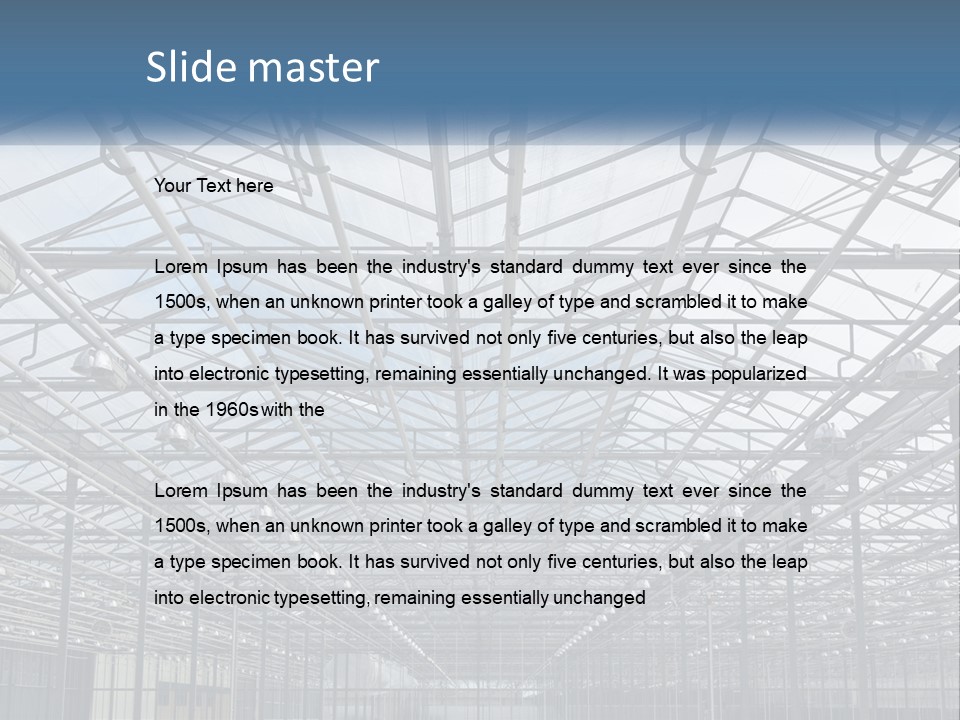 Greenhouse PowerPoint Template