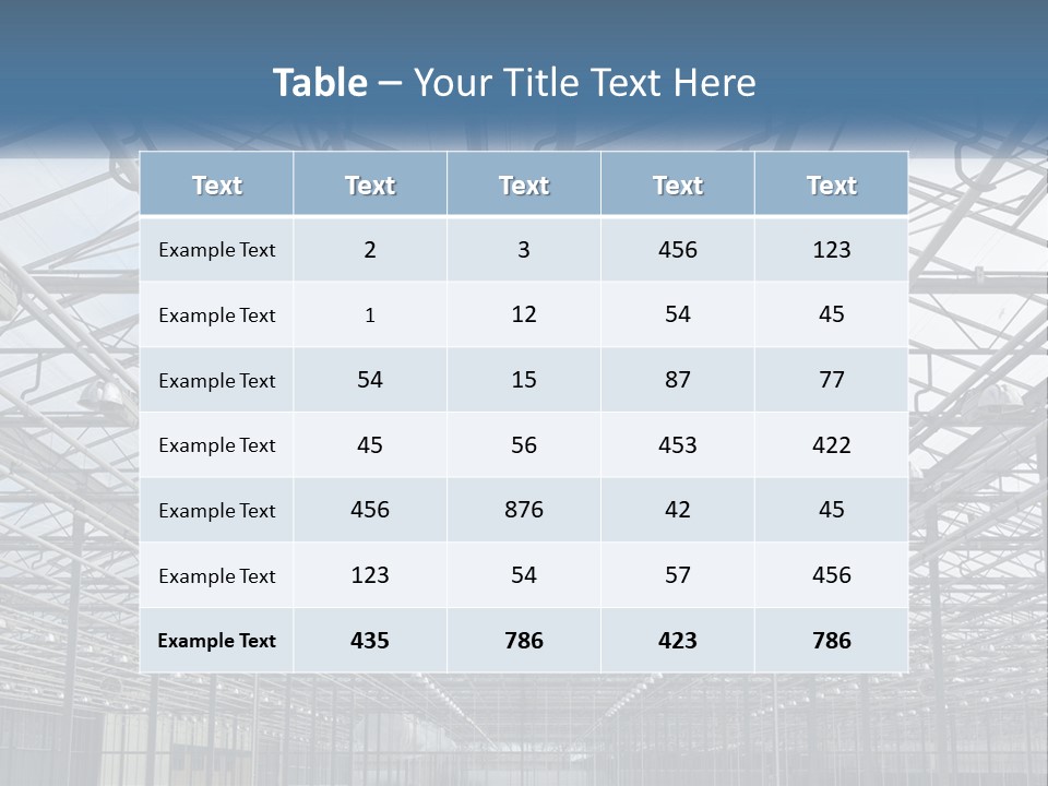 Greenhouse PowerPoint Template