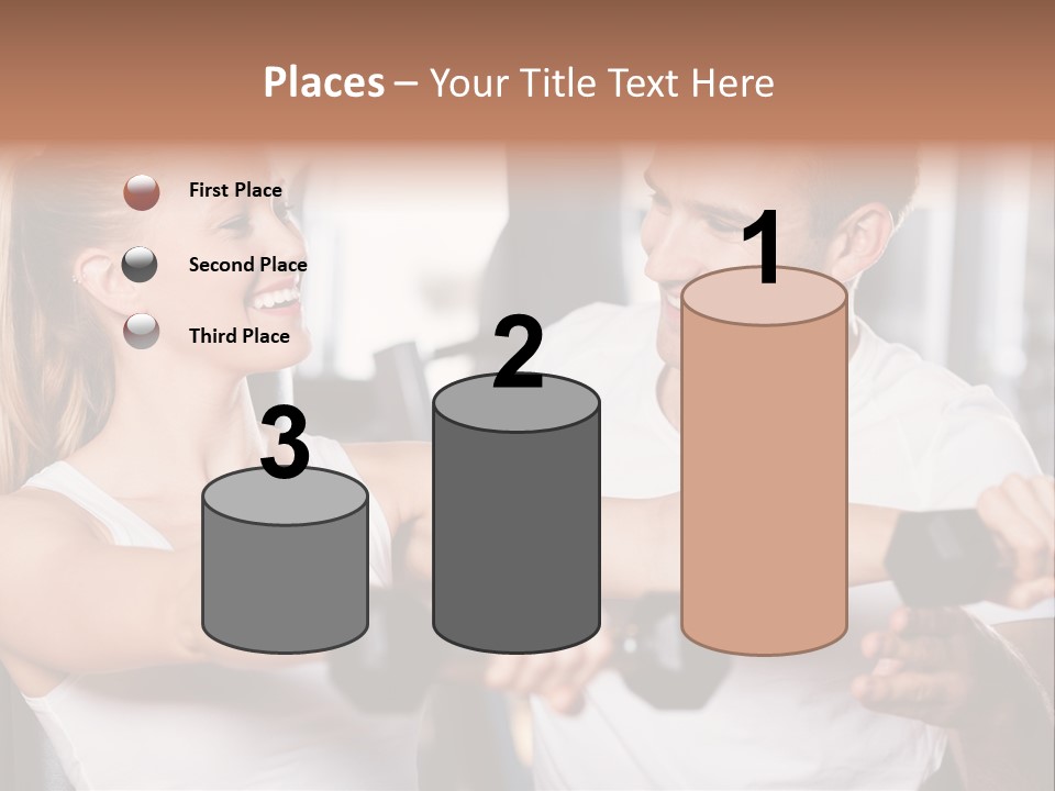 Aerobics Girls Coach PowerPoint Template