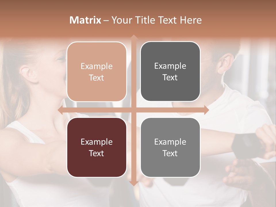 Aerobics Girls Coach PowerPoint Template