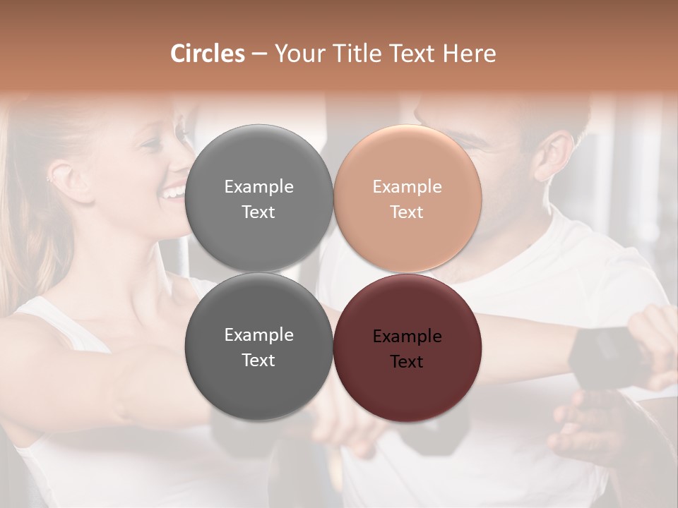 Aerobics Girls Coach PowerPoint Template