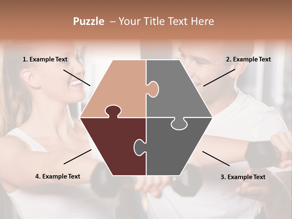 Aerobics Girls Coach PowerPoint Template