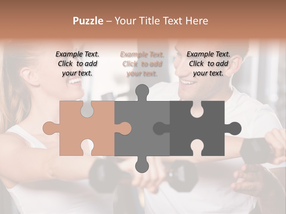 Aerobics Girls Coach PowerPoint Template