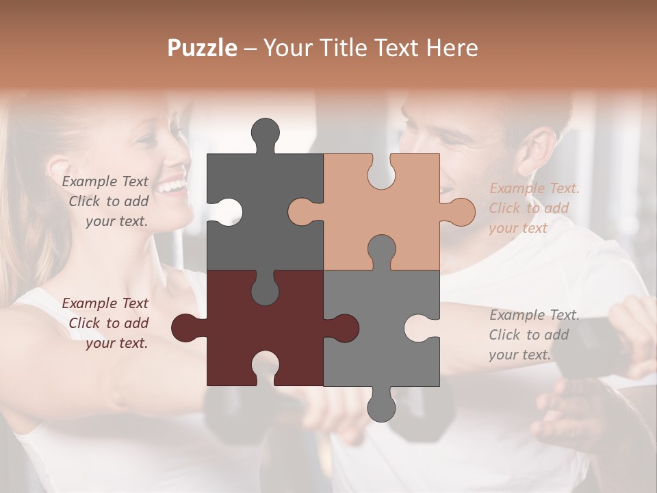 Aerobics Girls Coach PowerPoint Template