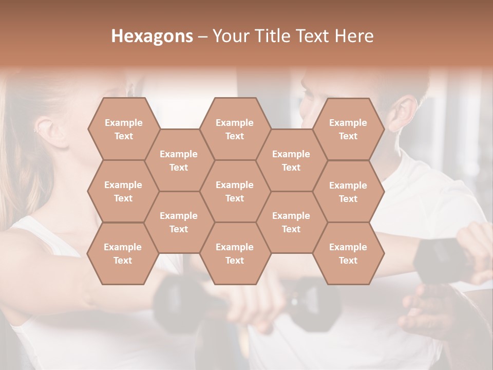 Aerobics Girls Coach PowerPoint Template