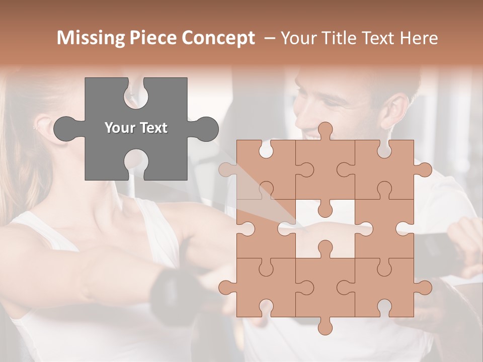 Aerobics Girls Coach PowerPoint Template