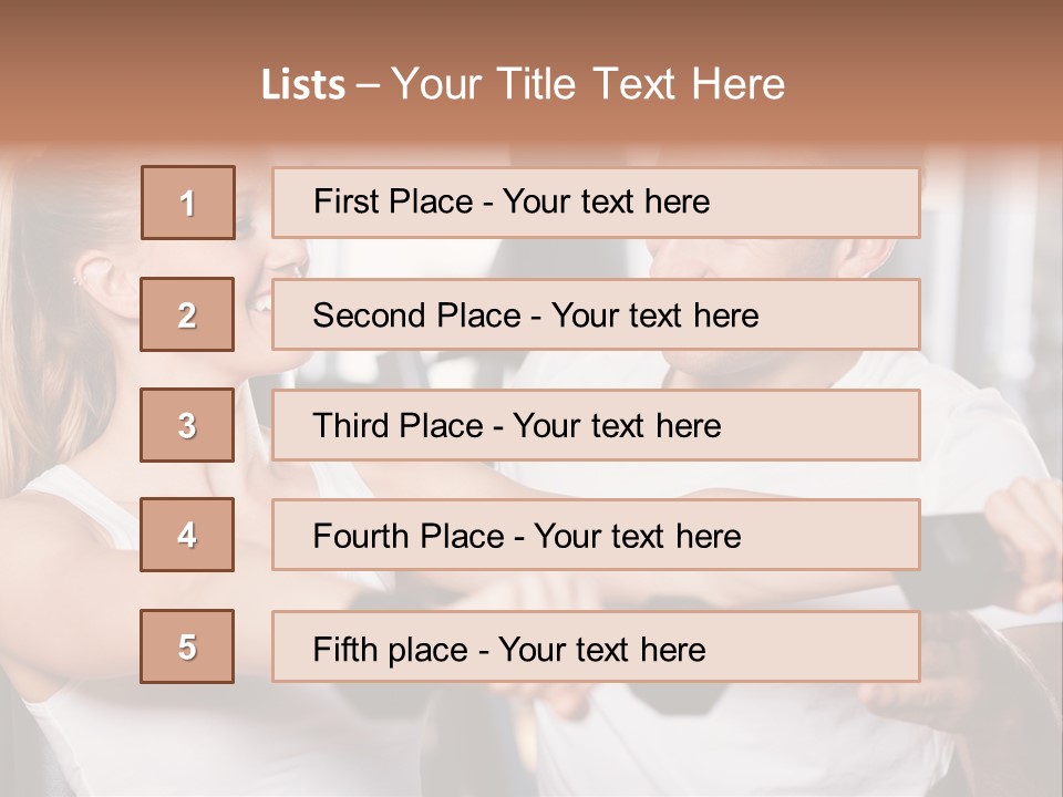 Aerobics Girls Coach PowerPoint Template