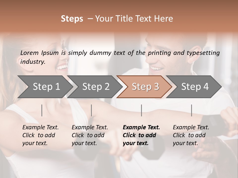 Aerobics Girls Coach PowerPoint Template