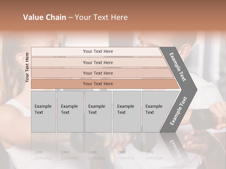 Aerobics Girls Coach PowerPoint Template