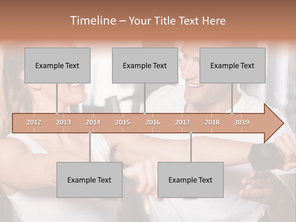 Aerobics Girls Coach PowerPoint Template