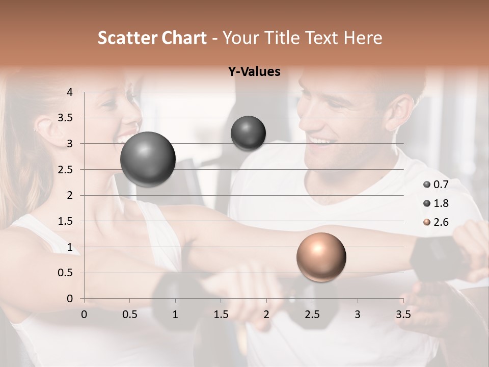 Aerobics Girls Coach PowerPoint Template