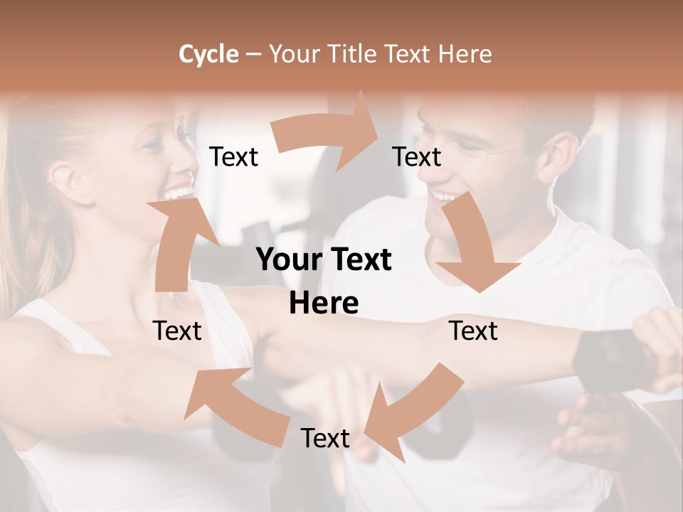 Aerobics Girls Coach PowerPoint Template