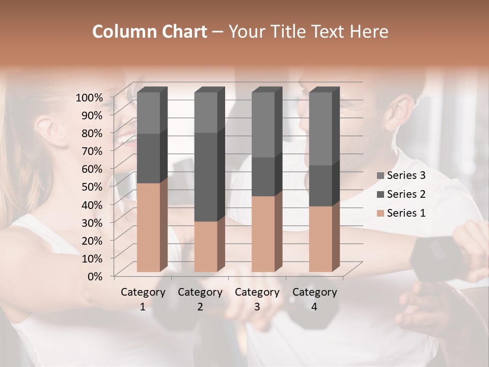 Aerobics Girls Coach PowerPoint Template