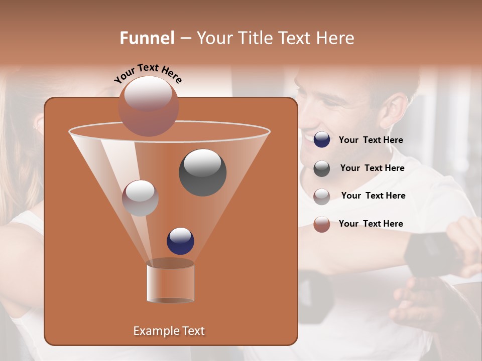 Aerobics Girls Coach PowerPoint Template