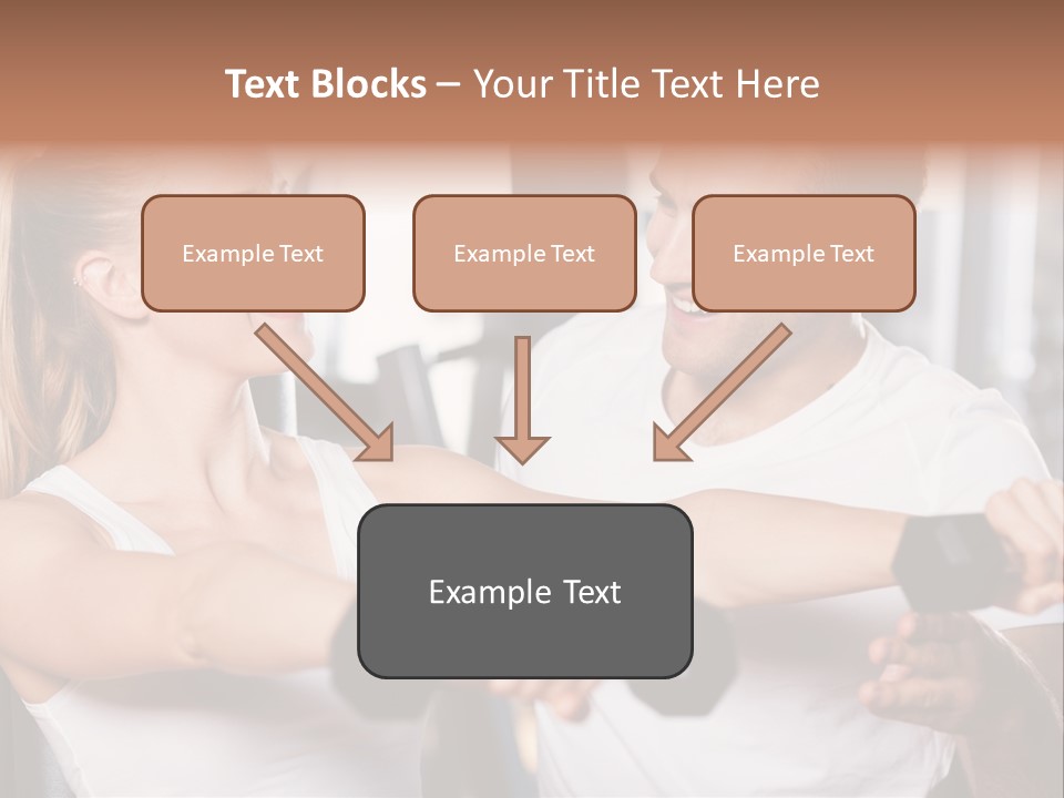 Aerobics Girls Coach PowerPoint Template