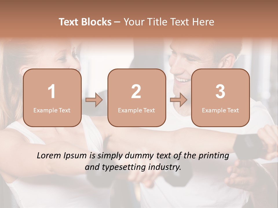 Aerobics Girls Coach PowerPoint Template