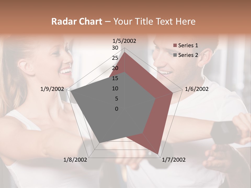 Aerobics Girls Coach PowerPoint Template